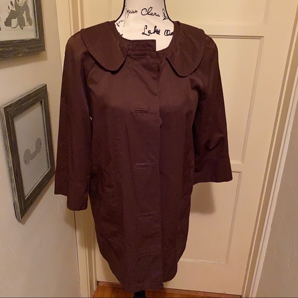 ๐2XHP๐ EUC Brown 3/4 Sleeve Jacket - Picture 1 of 7